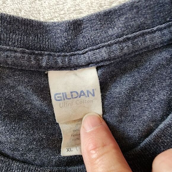 Gildan B.B. King Gray Tshirt With Graphic Size XL - Picture 5 of 6